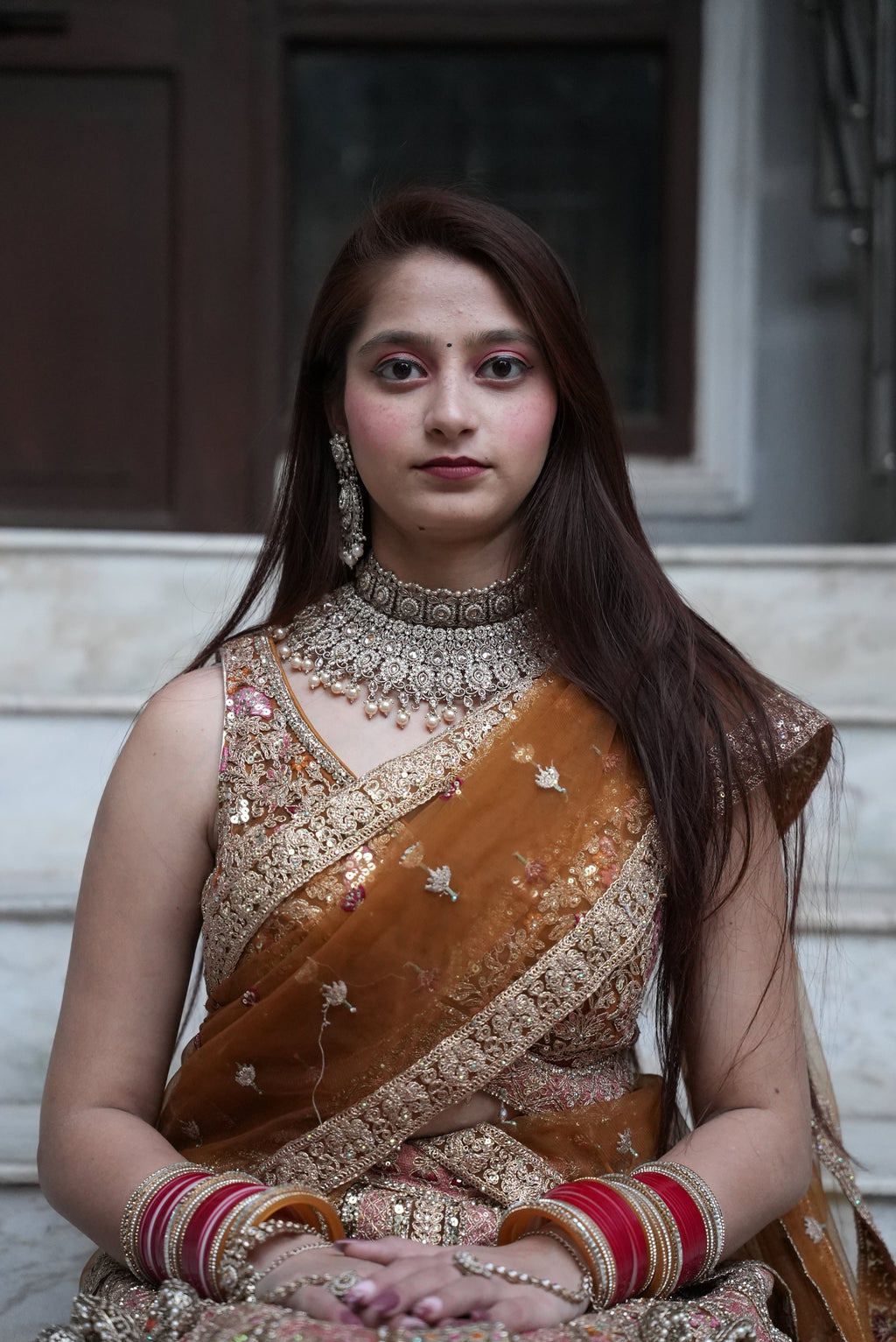 Elegant Embroidered Festive Lehenga Set