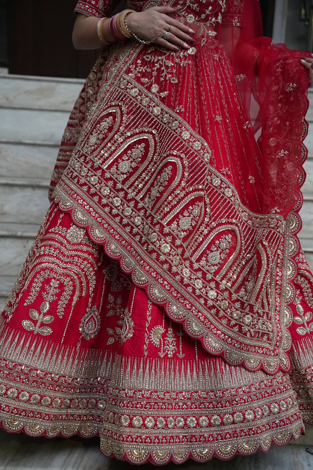 A bride’s dream in red Where tradition meets timeless royalty