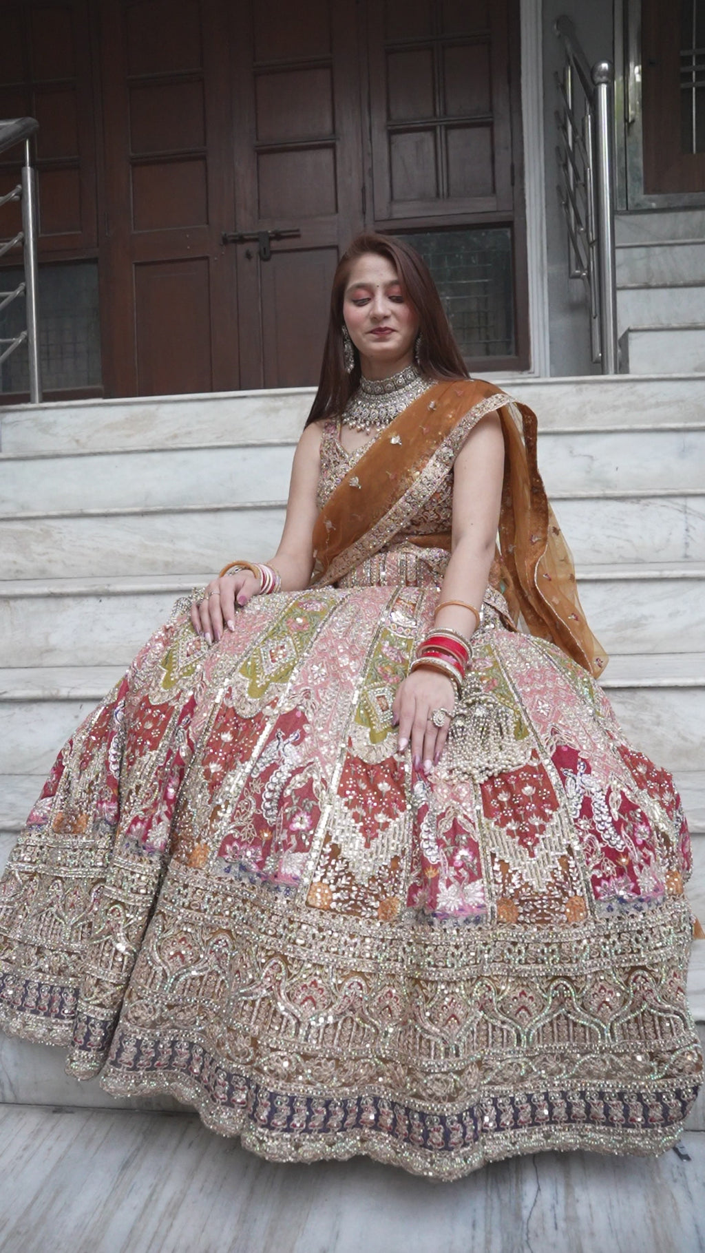 Elegant Embroidered Festive Lehenga Set